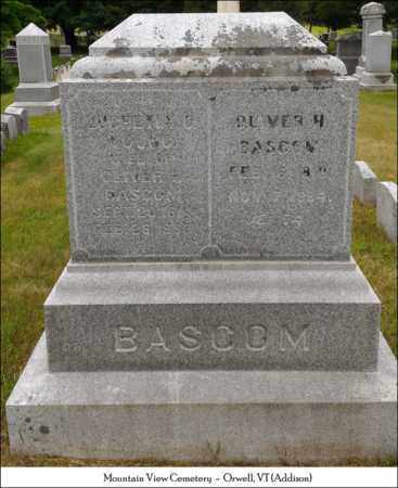 YOUNG BASCOM, LUCRETIA O. - Addison County, Vermont | LUCRETIA O. YOUNG BASCOM - Vermont Gravestone Photos