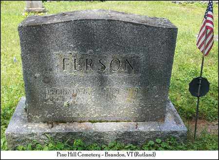FERSON, REGINALD B. - Rutland County, Vermont | REGINALD B. FERSON - Vermont Gravestone Photos