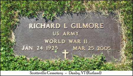 GILMORE (VETERAN WWII), RICHARD LEE - Rutland County, Vermont | RICHARD LEE GILMORE (VETERAN WWII) - Vermont Gravestone Photos