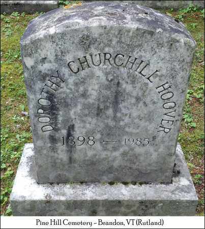 HOOVER, DOROTHY CHURCHILL - Rutland County, Vermont | DOROTHY CHURCHILL HOOVER - Vermont Gravestone Photos