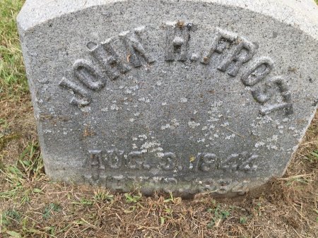 FROST, JOHN HUNT - Windham County, Vermont | JOHN HUNT FROST - Vermont Gravestone Photos